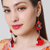 Sakura Tassel Earrings