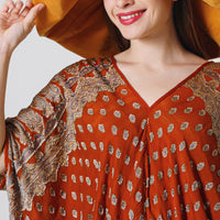 Annette Silk Kaftan Dress