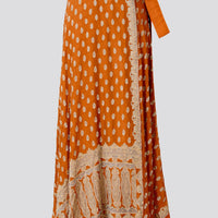 Ksenia Silk Wrap Skirt