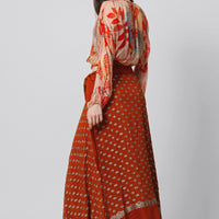 Ksenia Silk Wrap Skirt