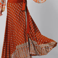 Ksenia Silk Wrap Skirt