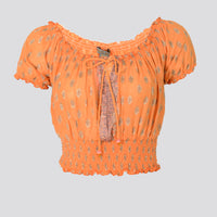 Karissa Silk Crop Top