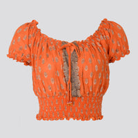 Karissa Silk Crop Top