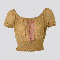 Karissa Silk Crop Top