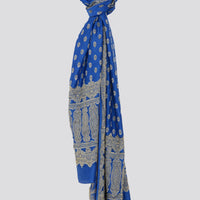 Meghan Jacquard Silk Shawl/ Scarf