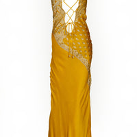 Shareefa - Hand Cut Silk Dress (6141980147908)