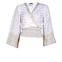 Erin - Hand Cut Silk Top (6698596237508)