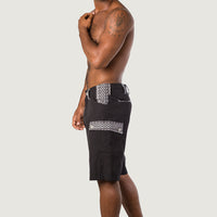 Wyatt - 100% Cotton Shorts With Hand Carved Bone Buttons (4493568737385)