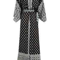 Lizabeta - Hand Cut Silk Long Dress (6766743879876)