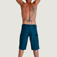 Wyatt - 100% Cotton Shorts With Hand Carved Bone Buttons (4493568737385)