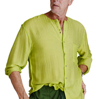 Peter - Silk Cotton Men's Shirt (4498111037545)