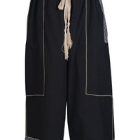 Eli - 100% Soft Cotton Drawstring Cropped Men's Pant (4493581025385)
