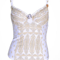 Hand Cut Silk Classic Bustier (4549163024489)
