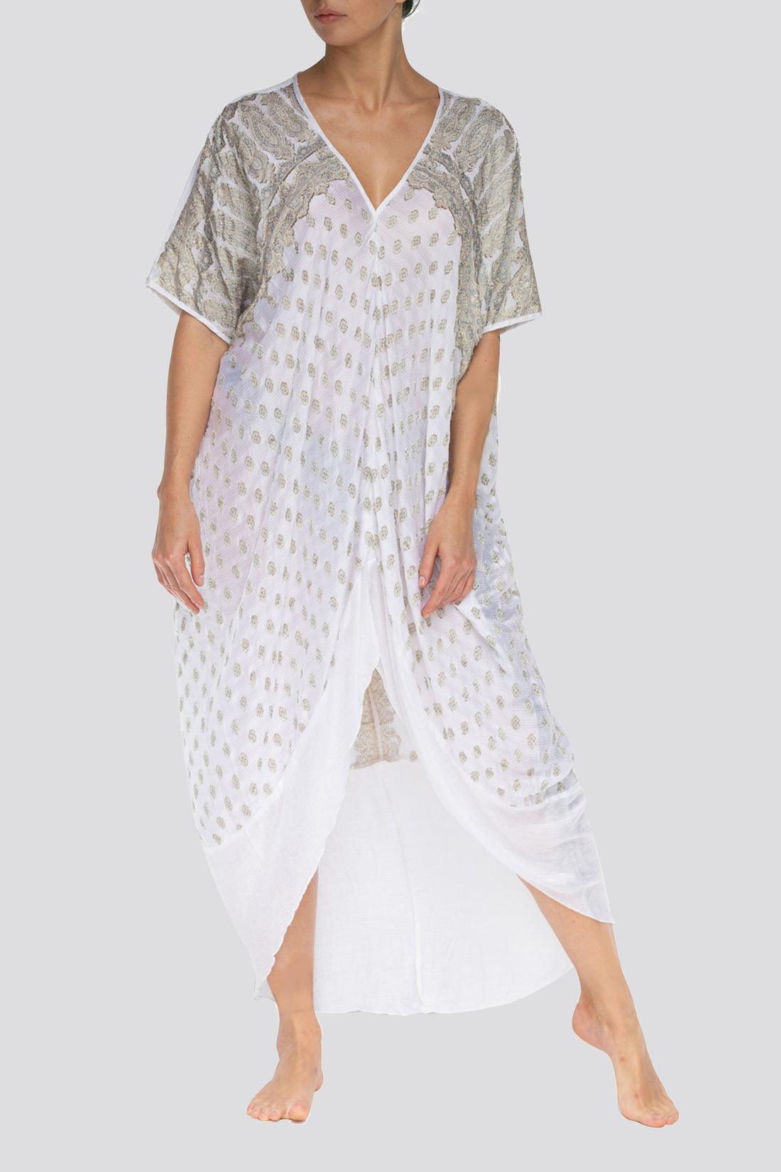 Annette Silk Kaftan Dress