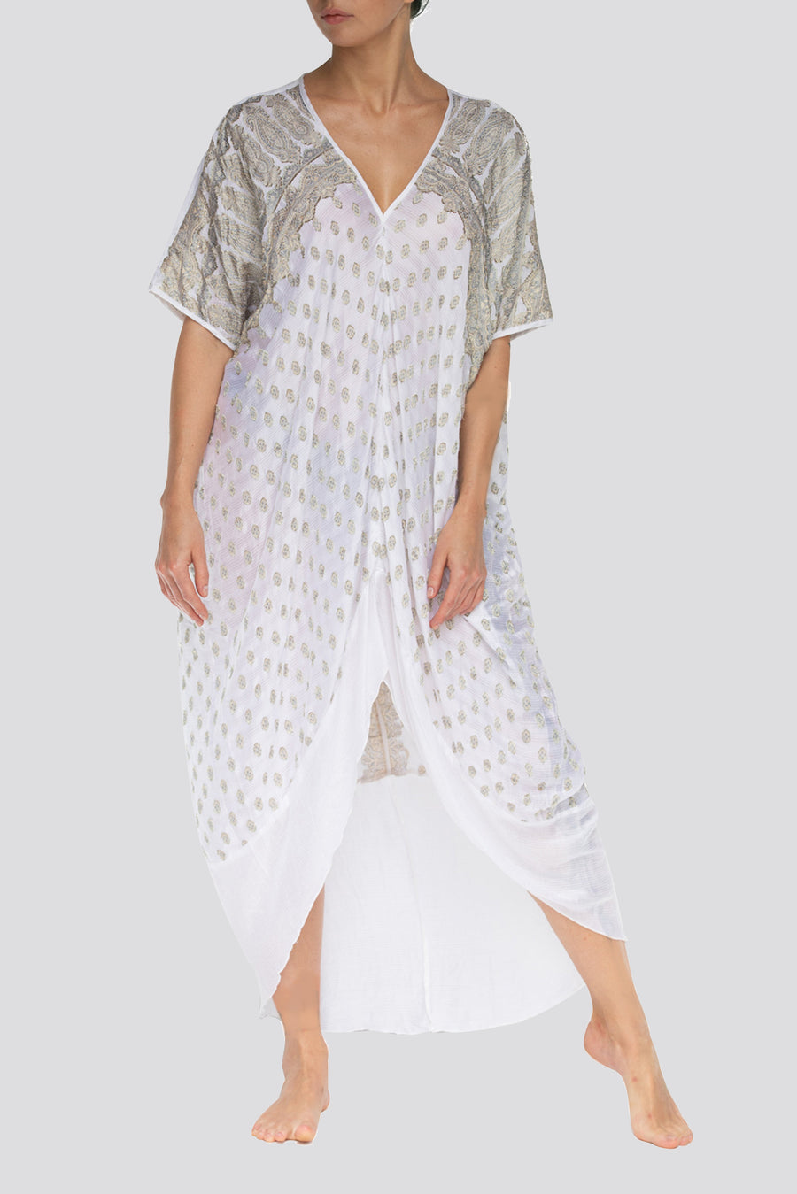 Annette Silk Kaftan Dress