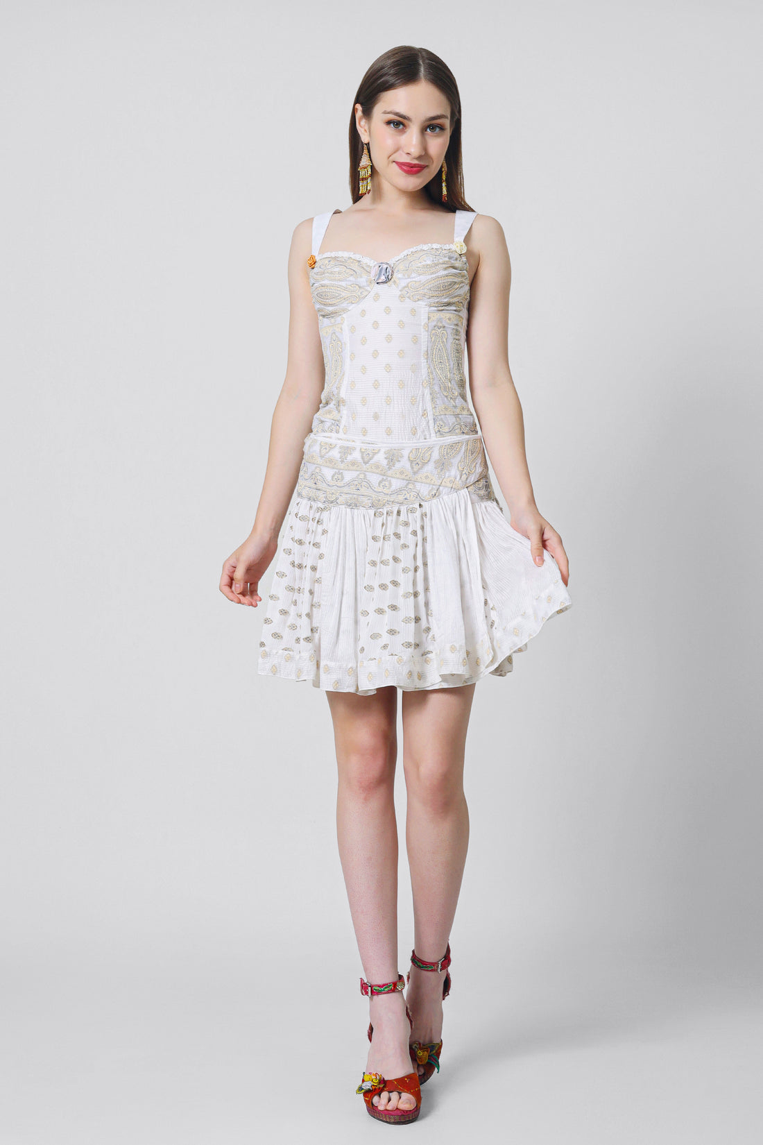 Emory Wrapped Mini Skirt