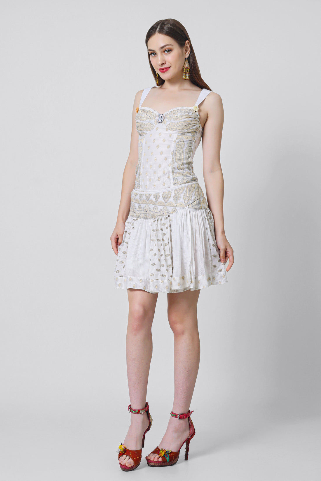 Emory Wrapped Mini Skirt