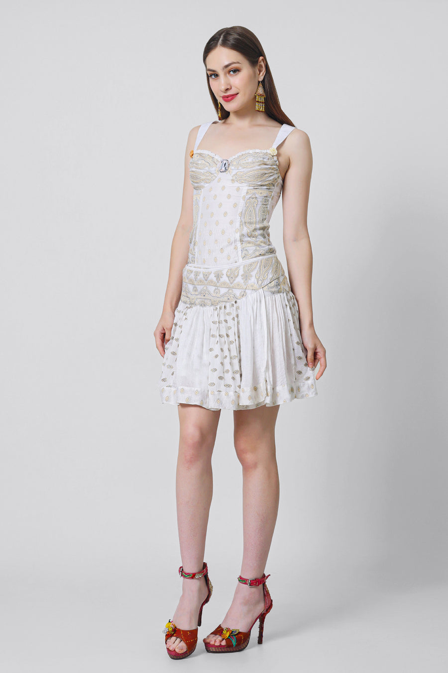 Emory Wrapped Mini Skirt