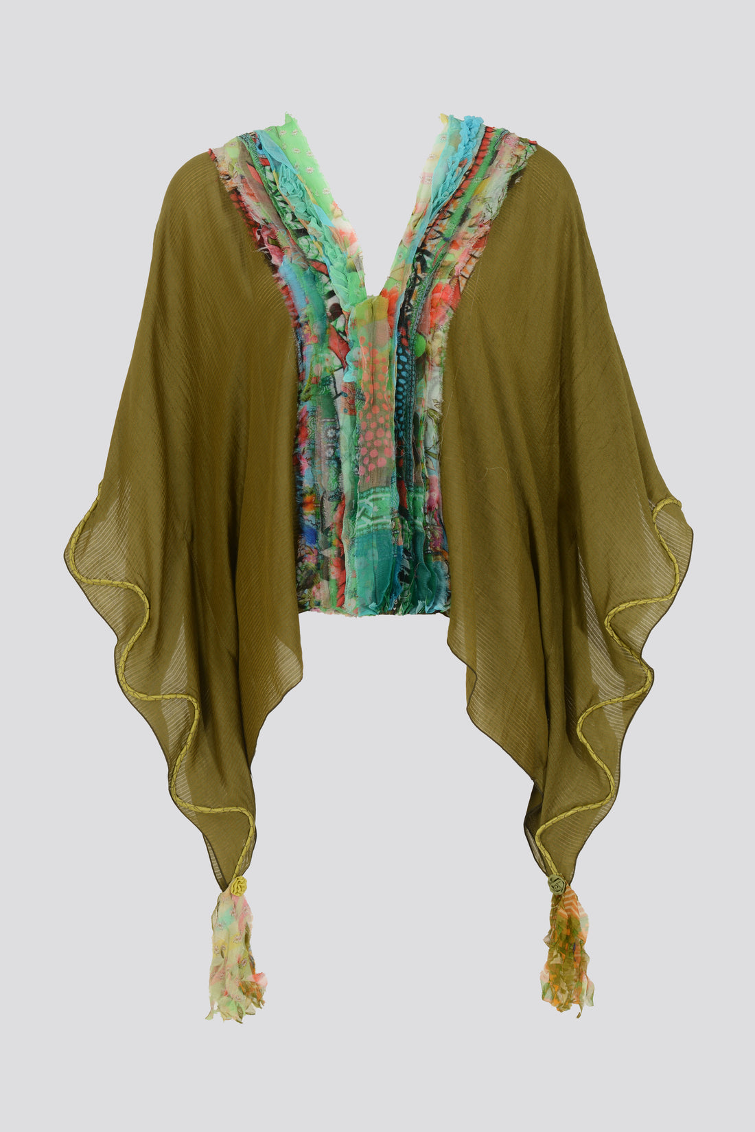 Gemma Silk Ruffle Top