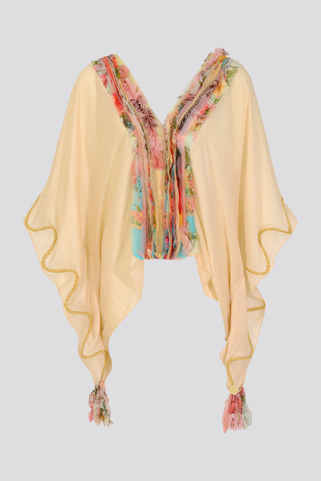 Gemma Silk Ruffle Top