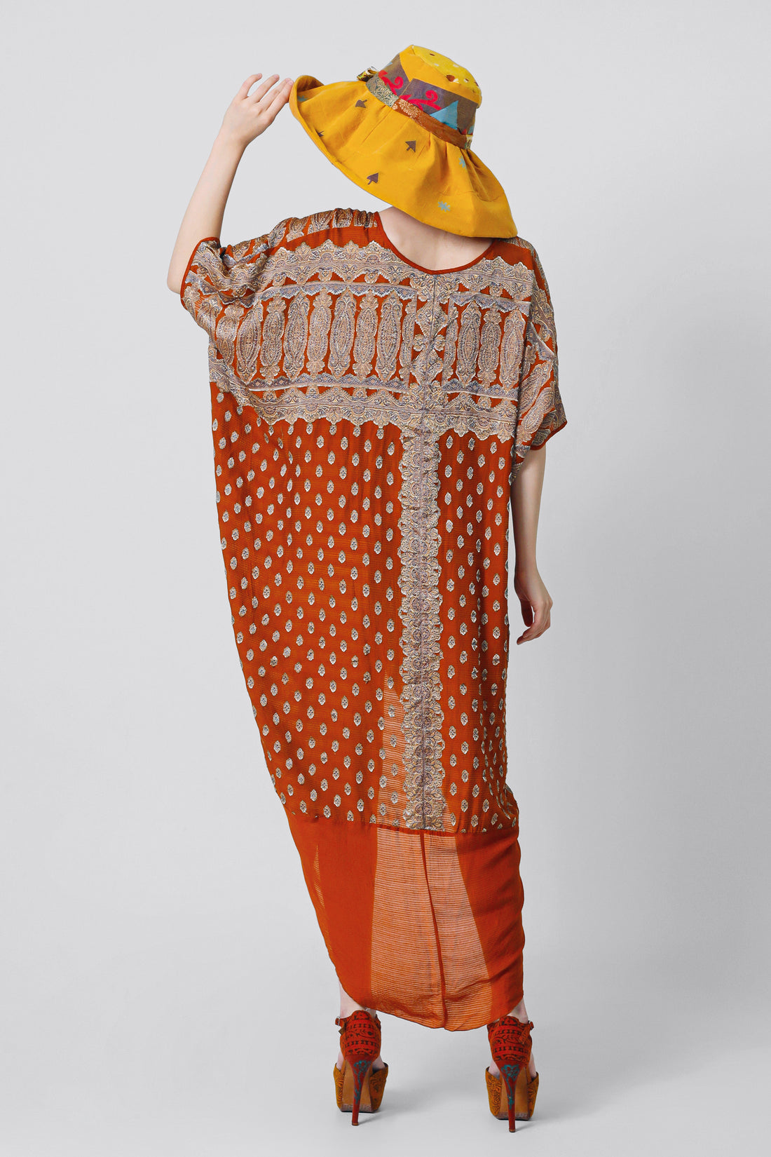 Annette Silk Kaftan Dress