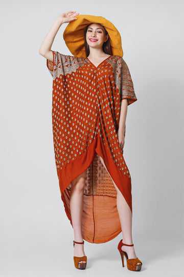 Annette Silk Kaftan Dress