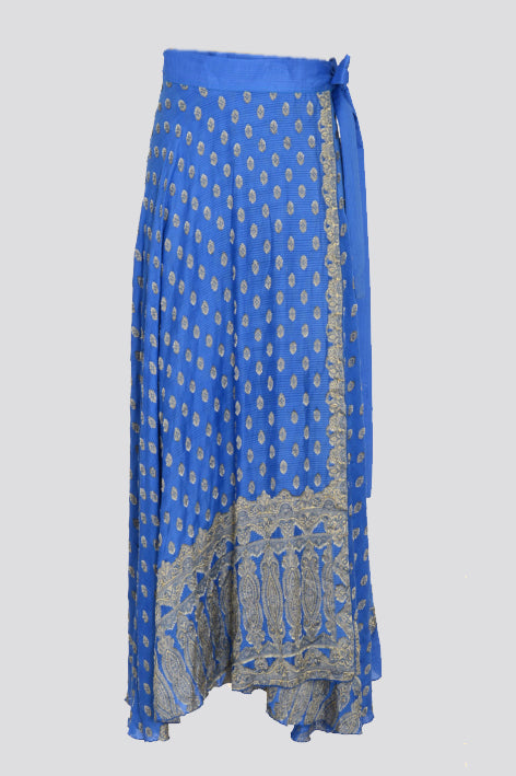 Ksenia Silk Wrap Skirt