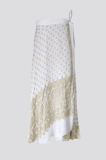 Ksenia Silk Wrap Skirt
