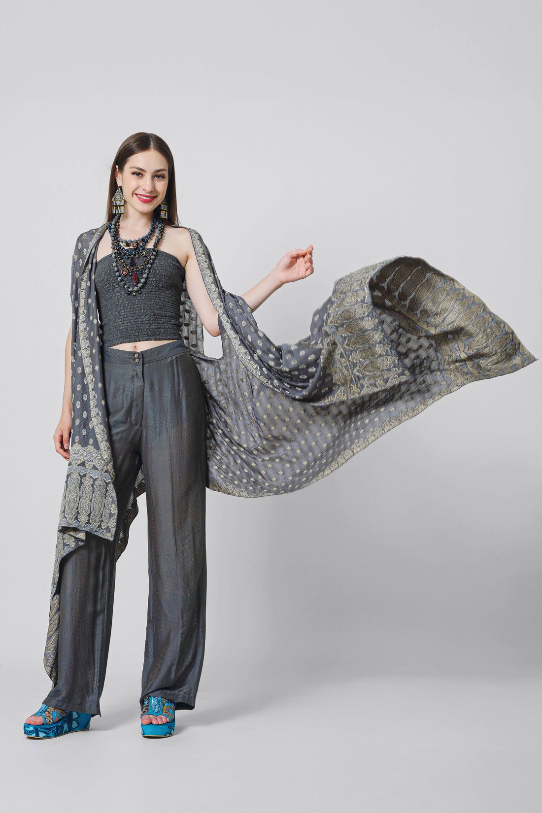 Sara Silk Cape