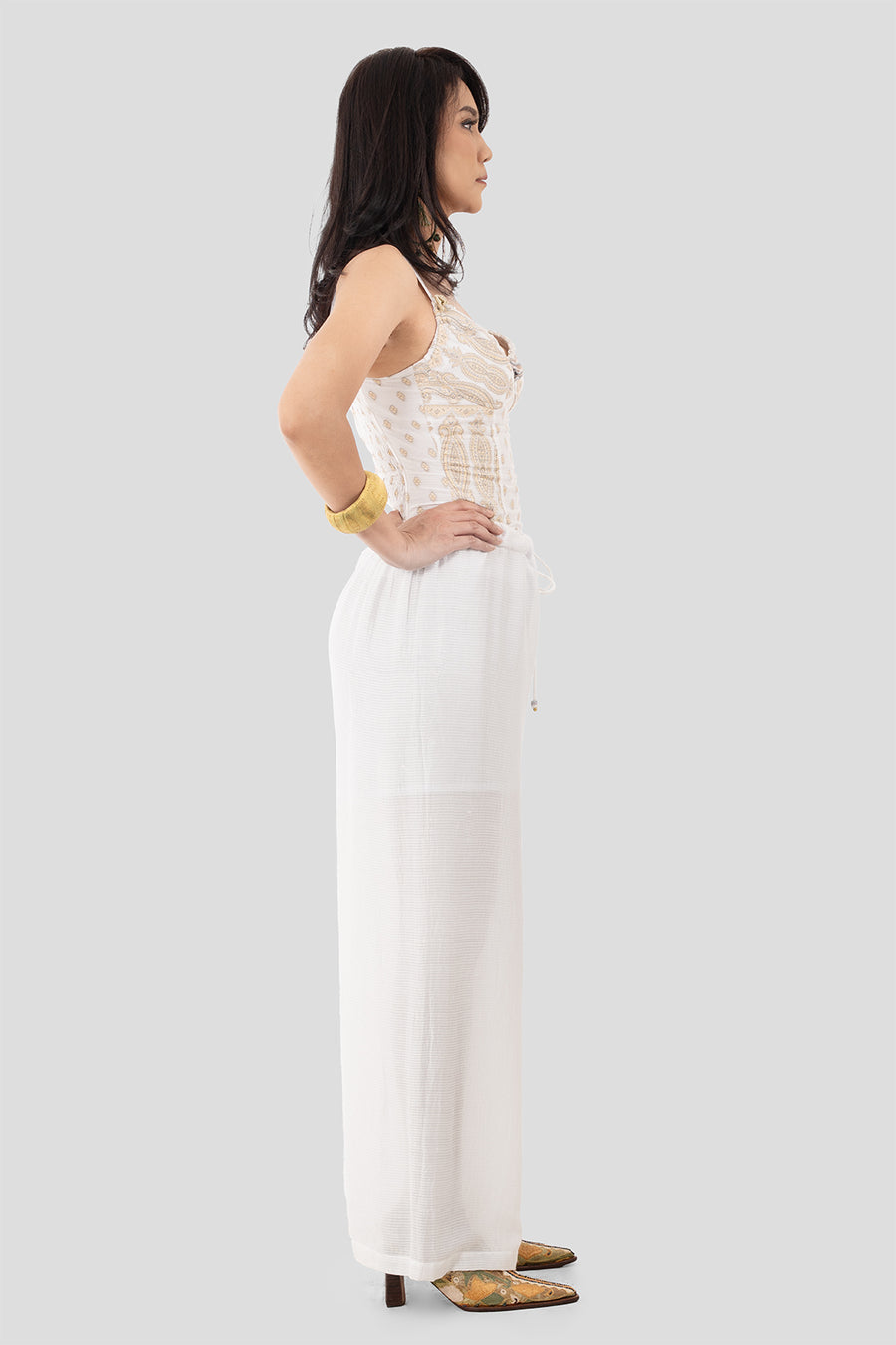 Shiya Silk Cotton Pants
