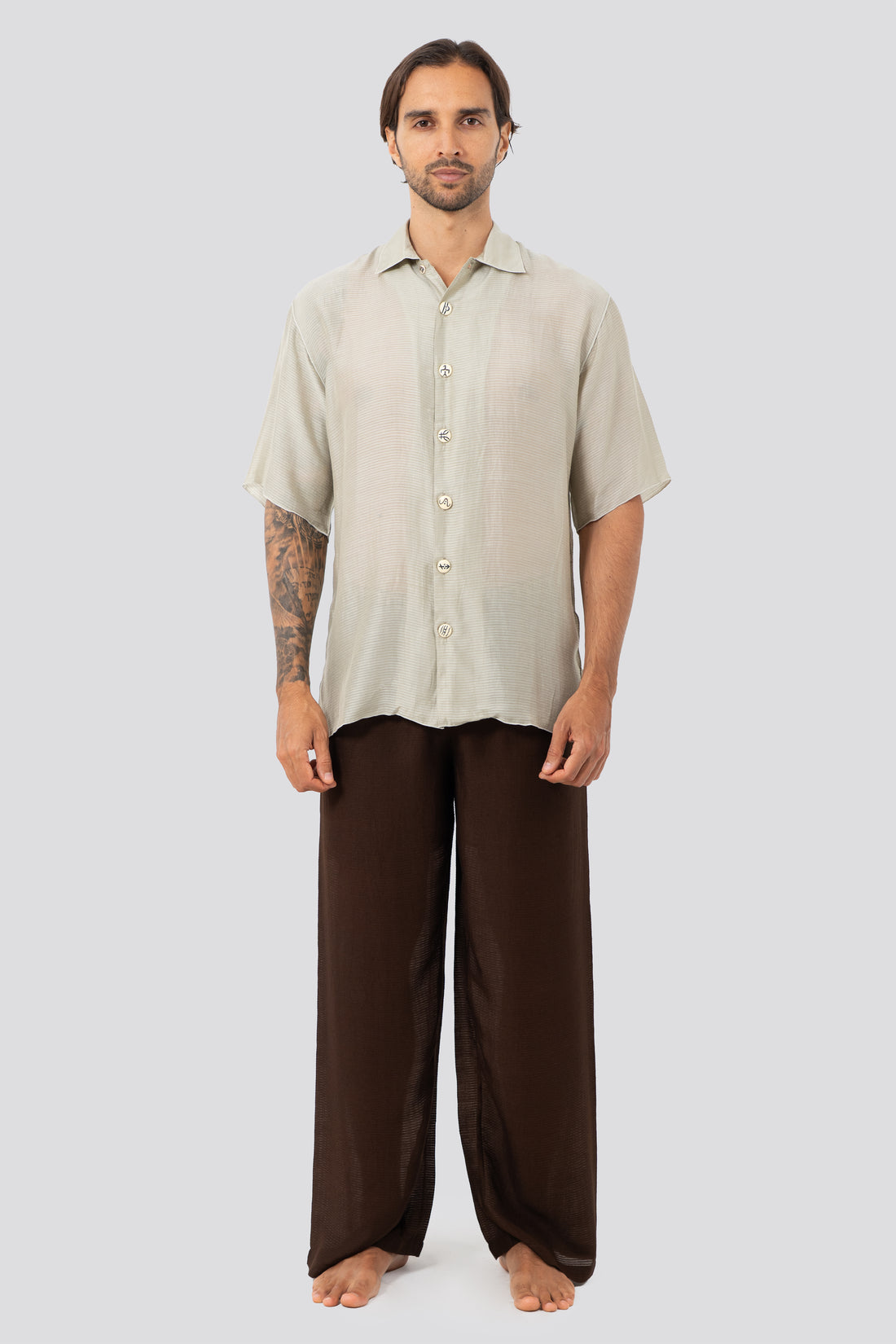 David Silk Cotton Men's Shirt