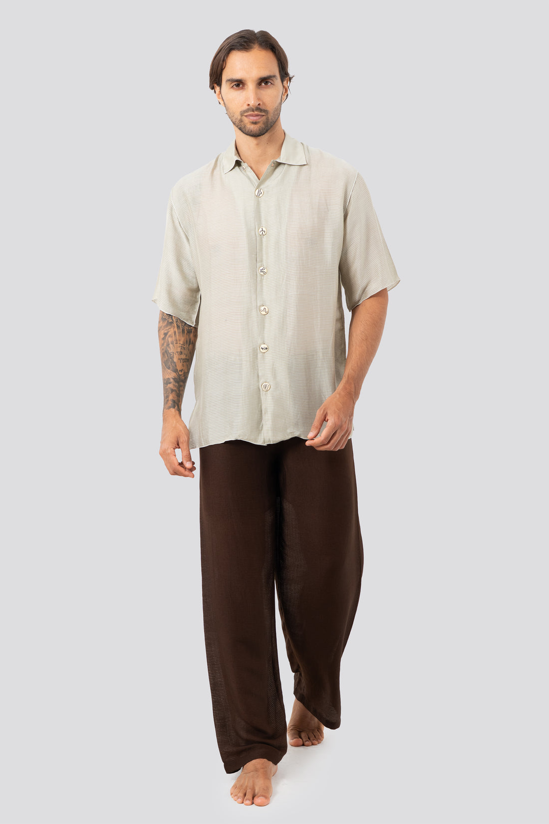 David Silk Cotton Men's Shirt