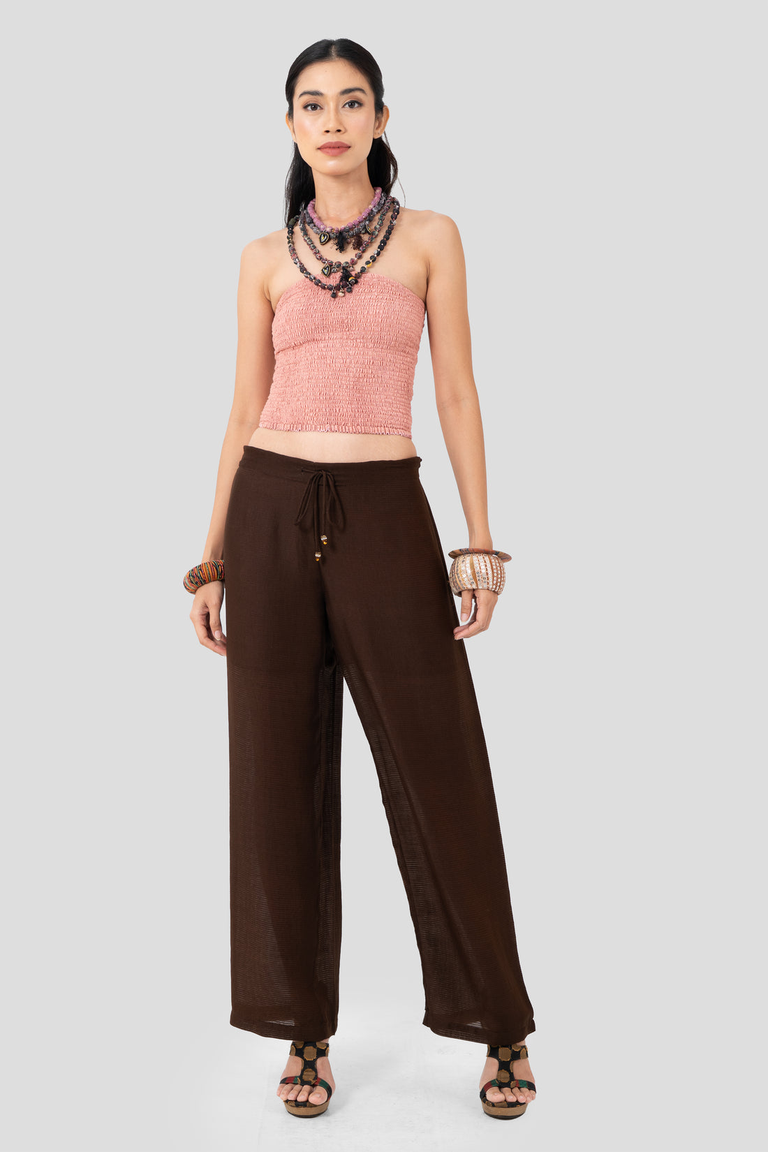 Shiya Silk Cotton Pants