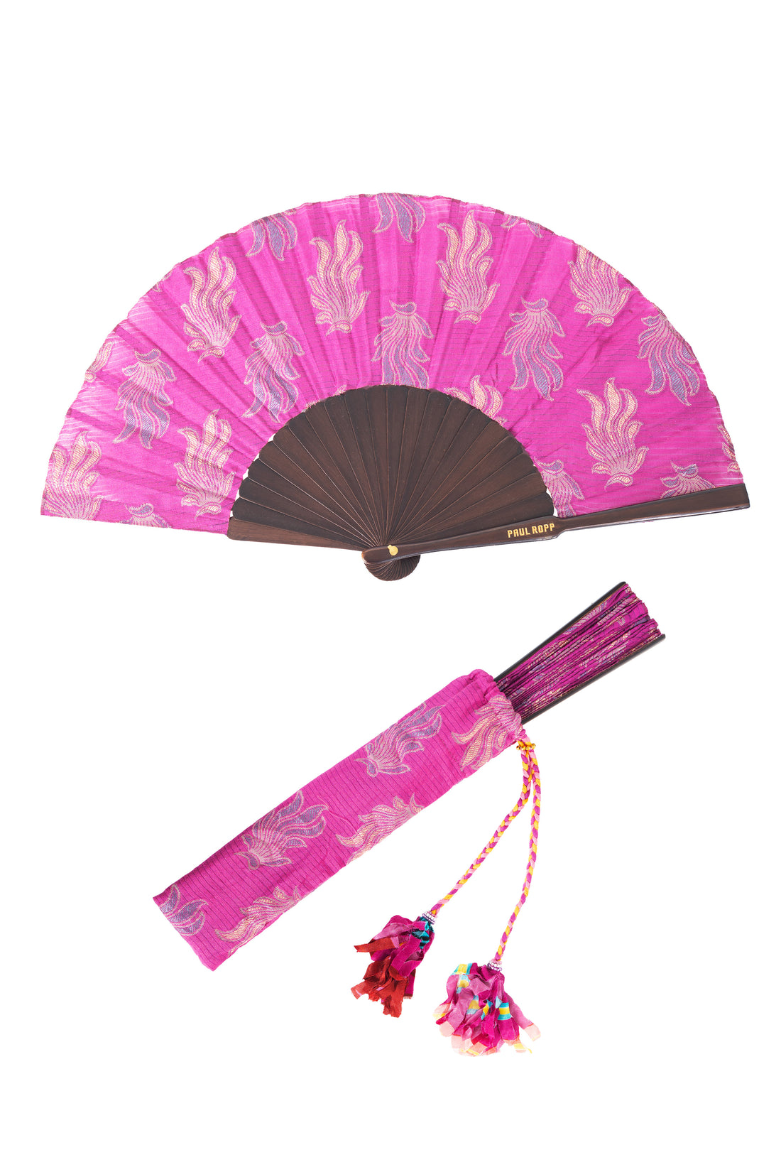PR Hand Fan Magenta - Large