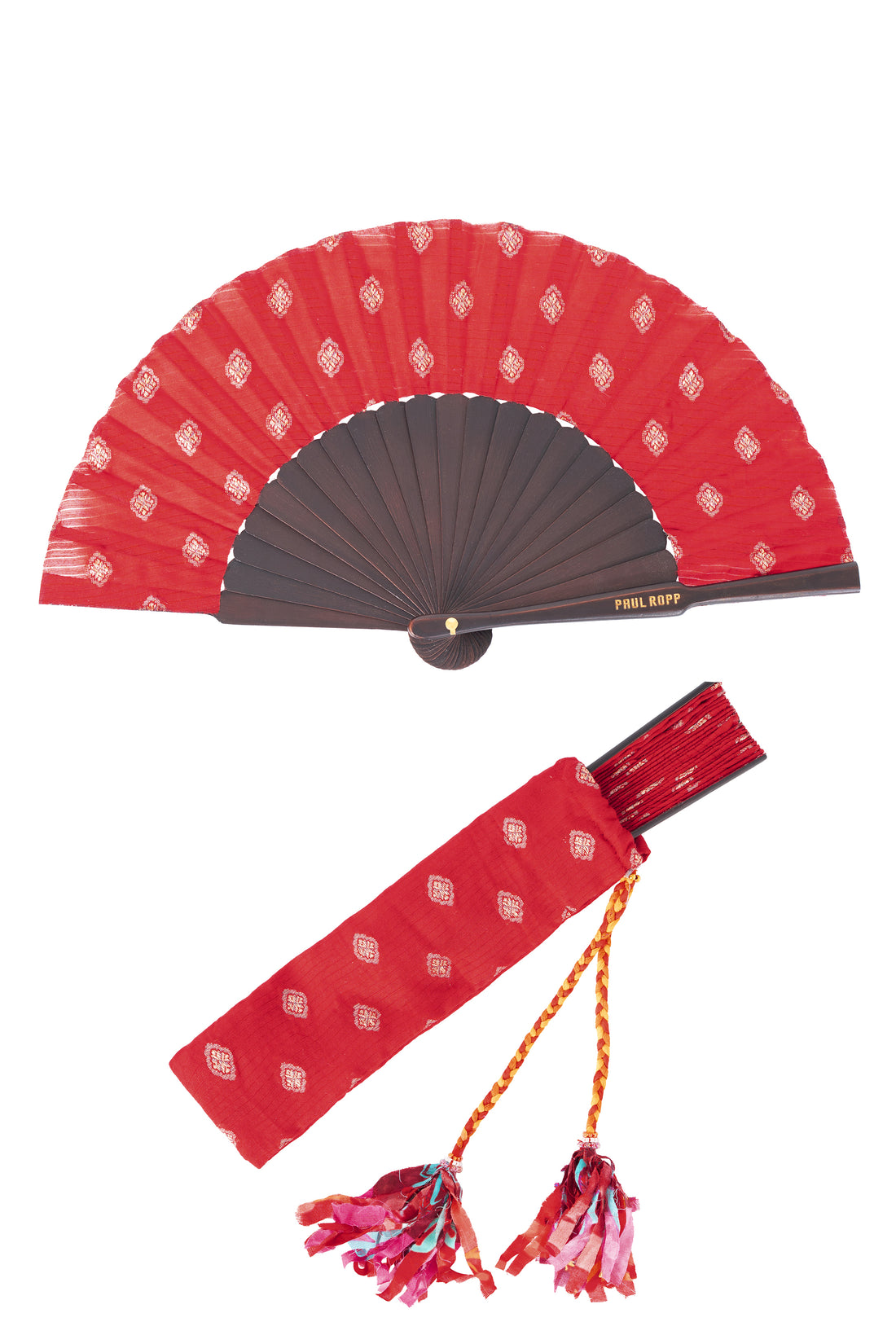 PR Hand Fan Red - Small