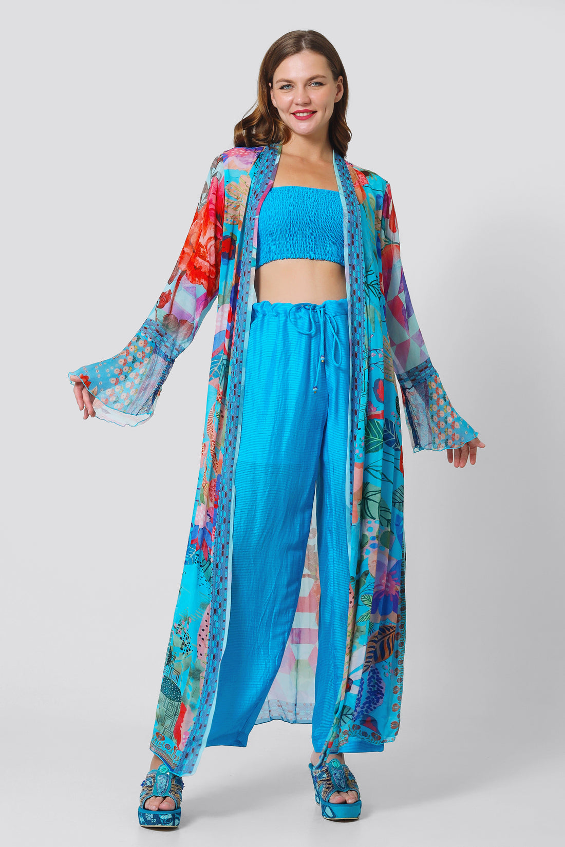 Helina Long Cape