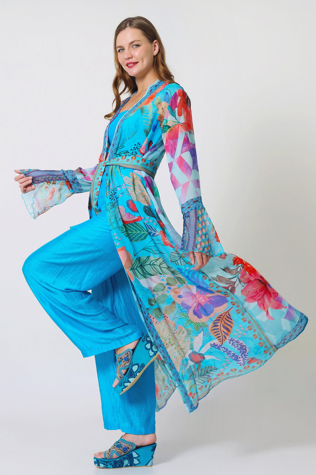 Helina Long Cape
