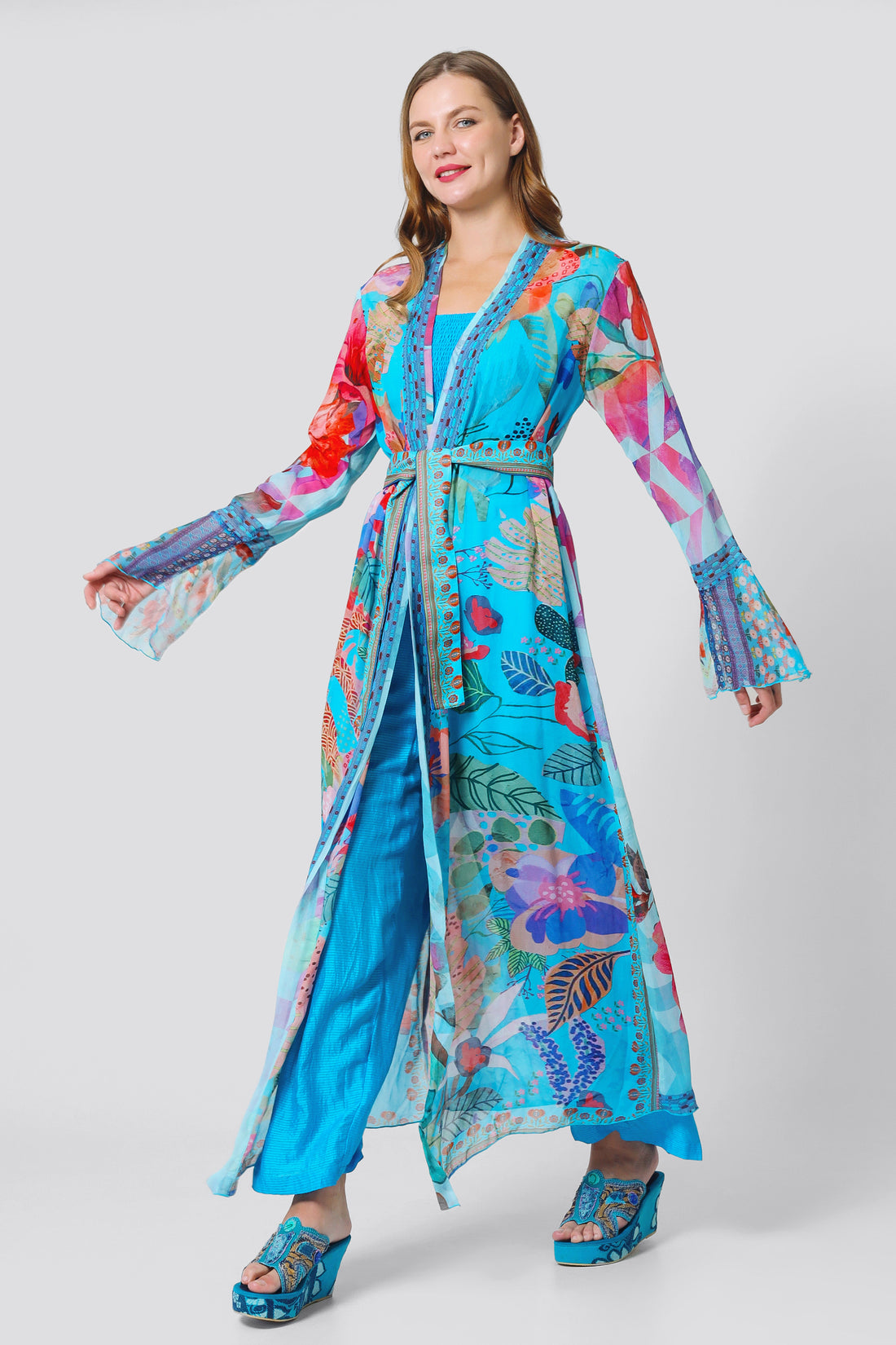 Helina Long Cape