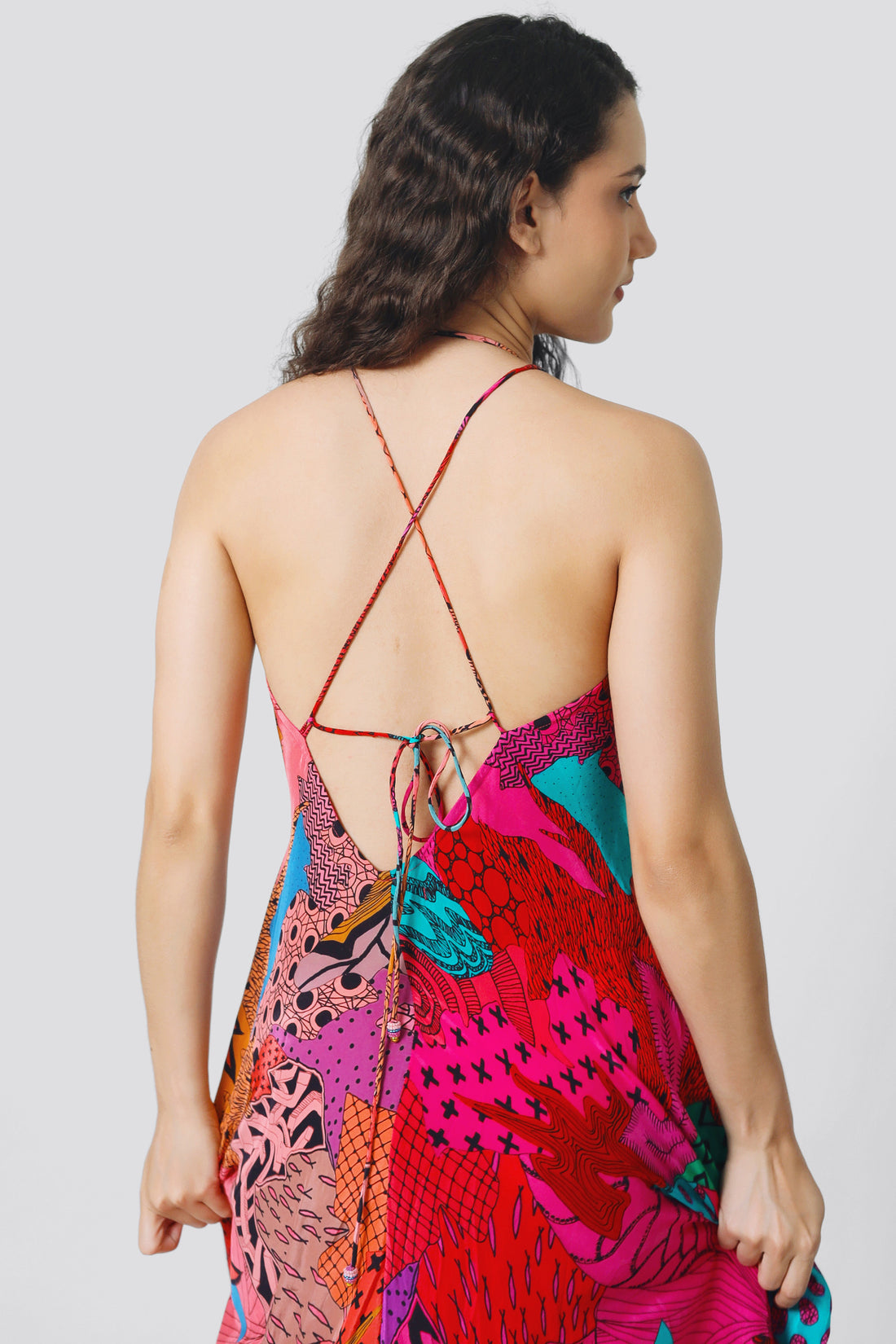 Charlene Dress Digital African Print Paul Ropp Charlene Dress Digital African Print Paul Ropp
