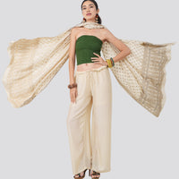 Meghan Jacquard Silk Shawl/ Scarf