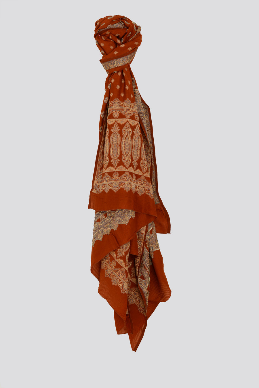 Meghan Jacquard Silk Shawl/ Scarf