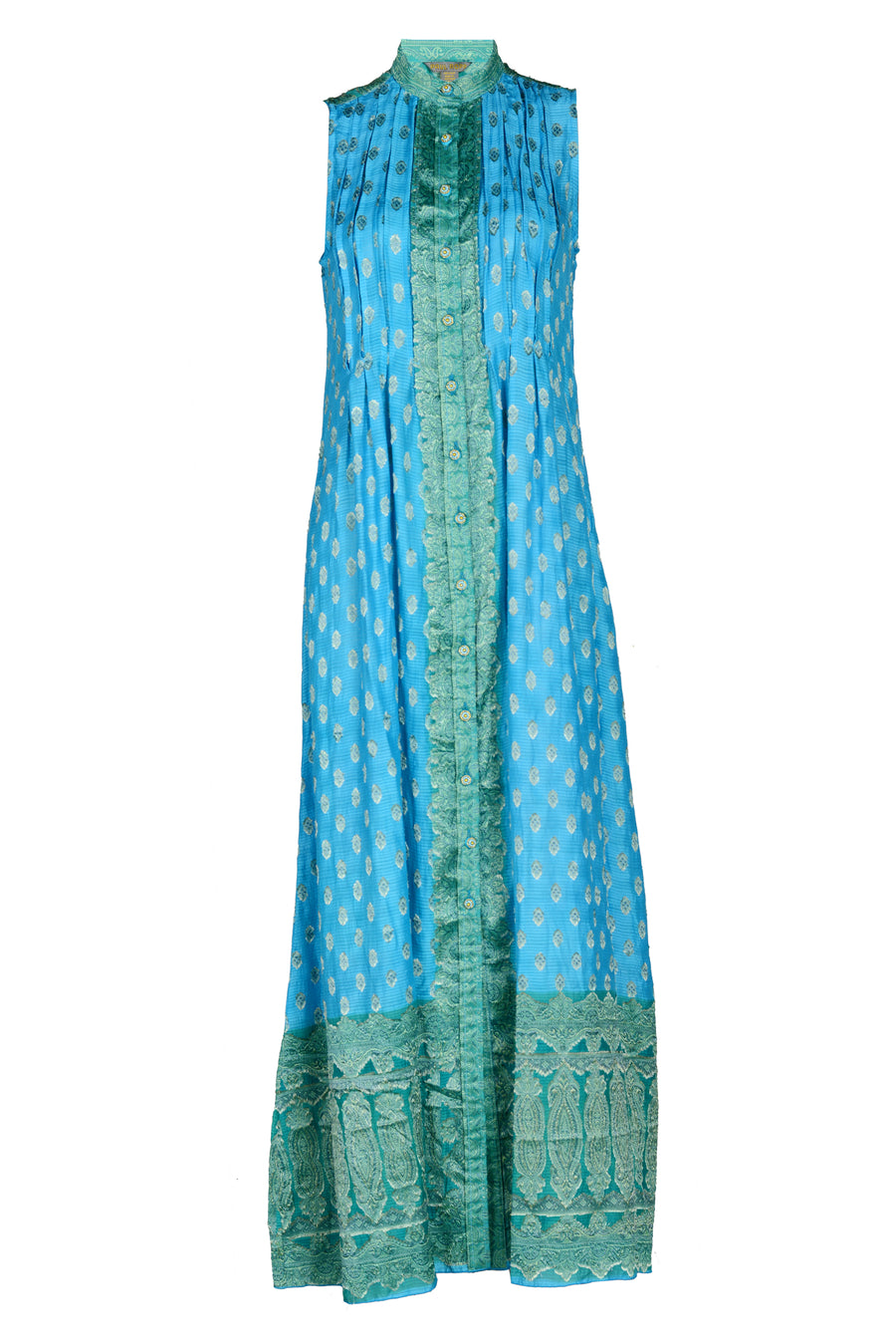 Haruka - Hand Cut Silk Degrade Classic Dress (7276463128772)